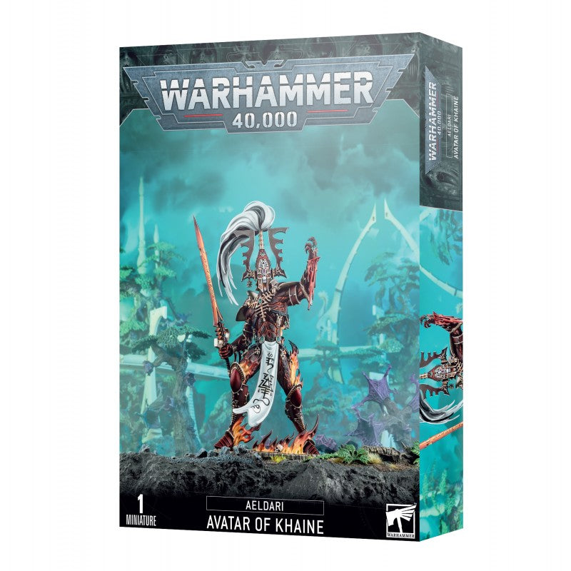 Avatar de Khaine Aeldari Warhammer 40,000 figurine dieu de la guerre