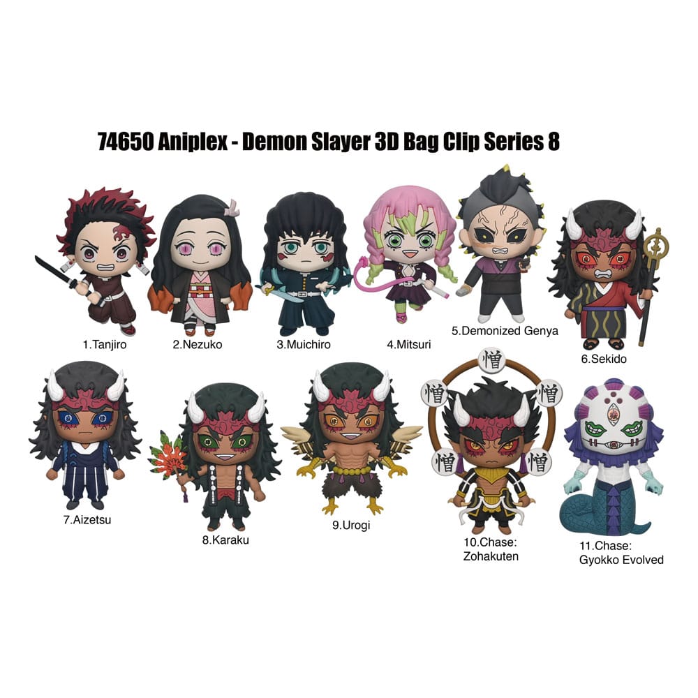 Demon Slayer - Porte-clés sac à dos 3D Series 8