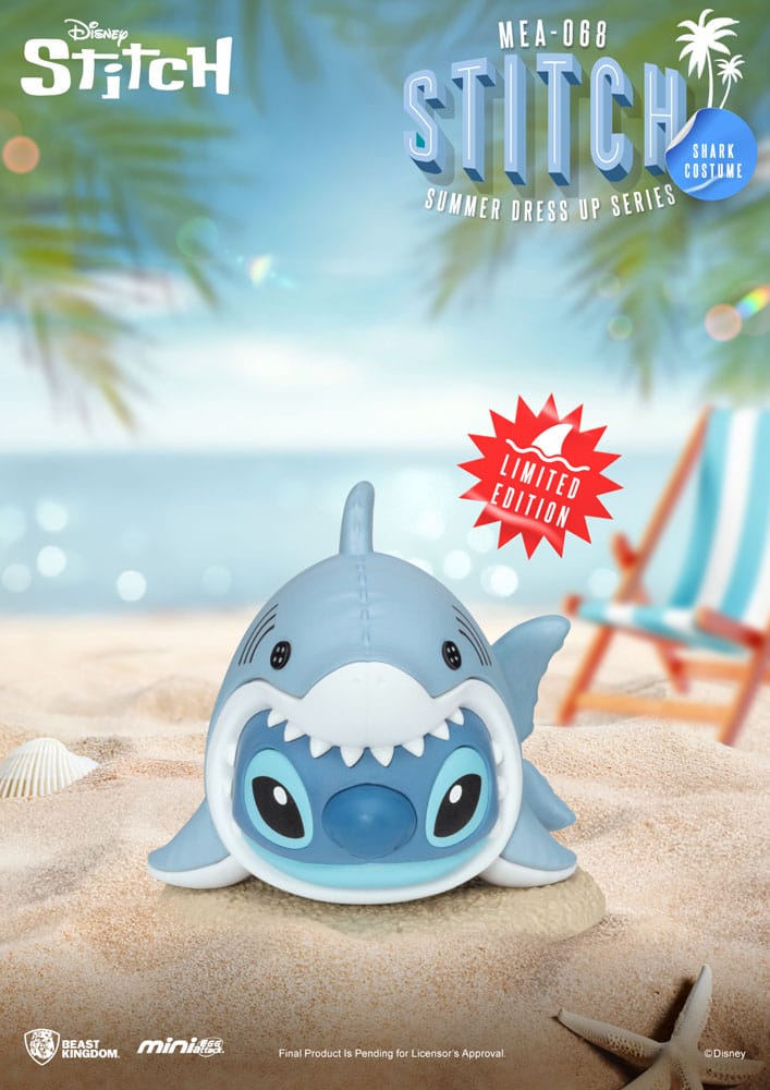 Assortiment de figurines Disney Stitch Summer Dress Up Series Mini Egg Attack – 7 modèles différents, boîtes aléatoires