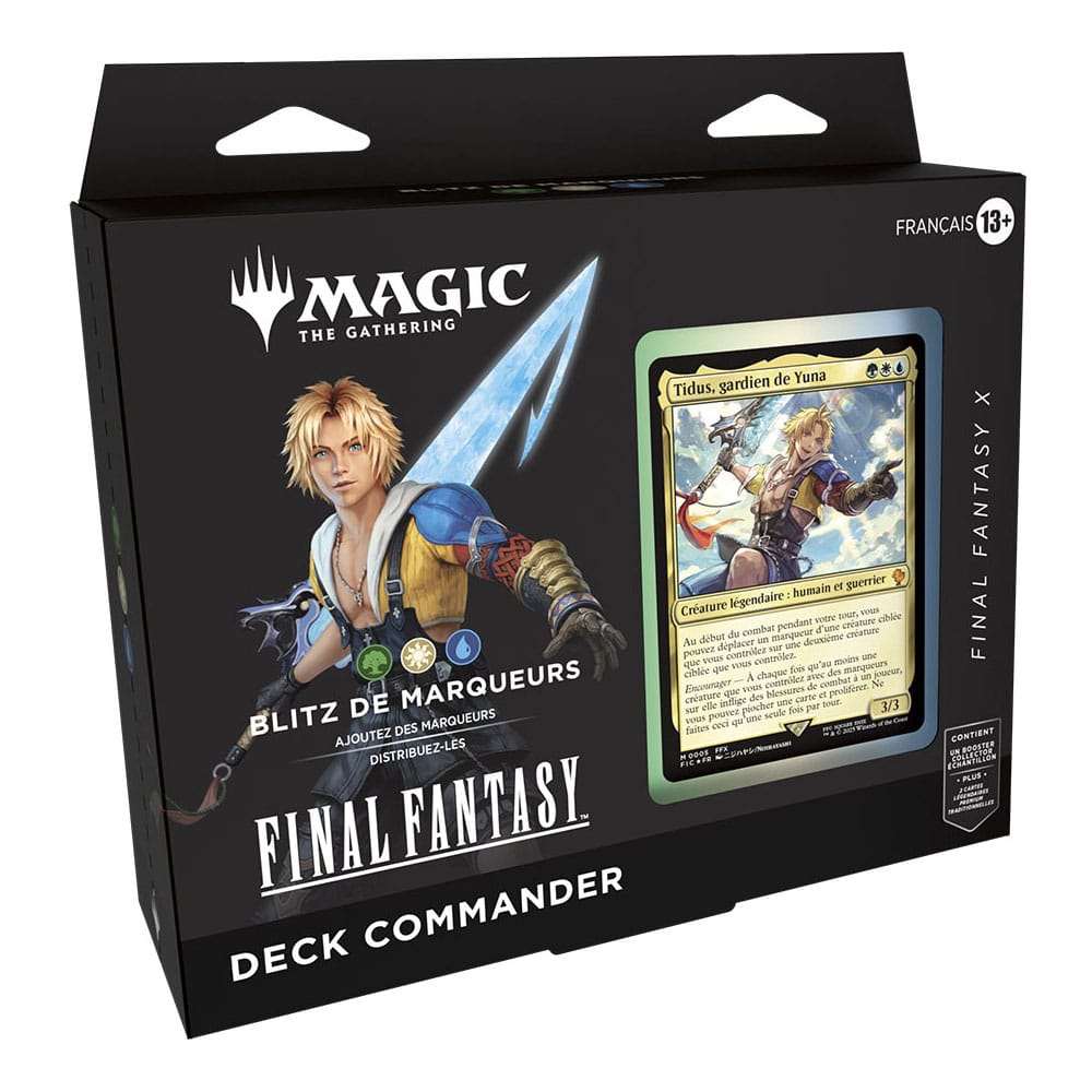 Magic The Gathering – Deck Commander Final Fantasy X Blitz de Marqueurs avec Tidus, Gardien de Yuna