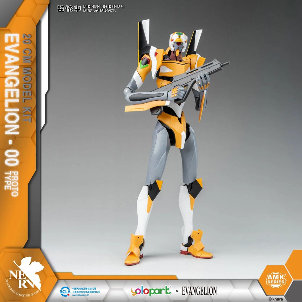 Model Kit EVA-00 Proto Type – Figurine articulée Evangelion 20 cm par AMK Series