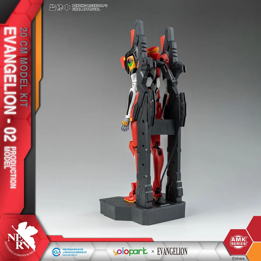 Model Kit EVA-02 Production Model – Figurine articulée Evangelion 20 cm par AMK Series