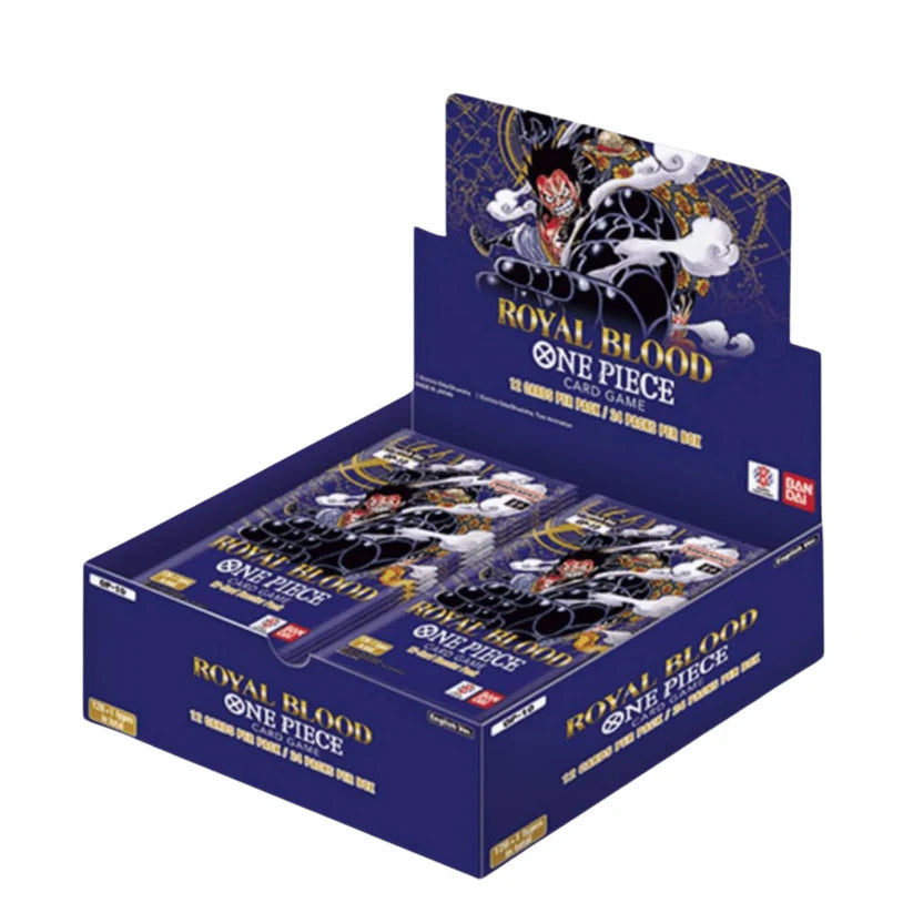 Display One Piece Card Game OP-10 Royal Blood — boîte de 24 boosters en version anglaise avec Luffy Gear 4