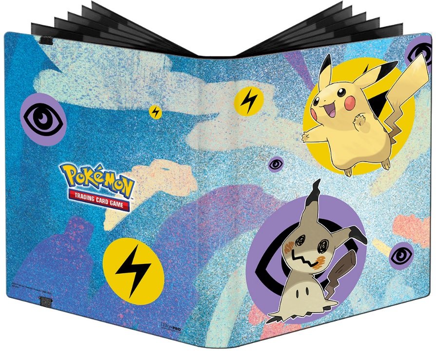 Portfolio Pokémon Ultra Pro Pikachu & Mimiqui – classeur 9 cases par page pour 360 cartes