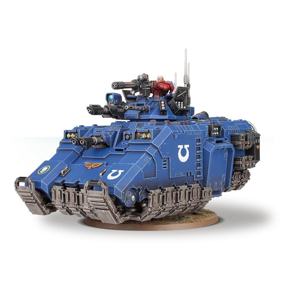 Boîte Warhammer 40,000 Primaris Repulsor Space Marines – char antigrav lourdement armé