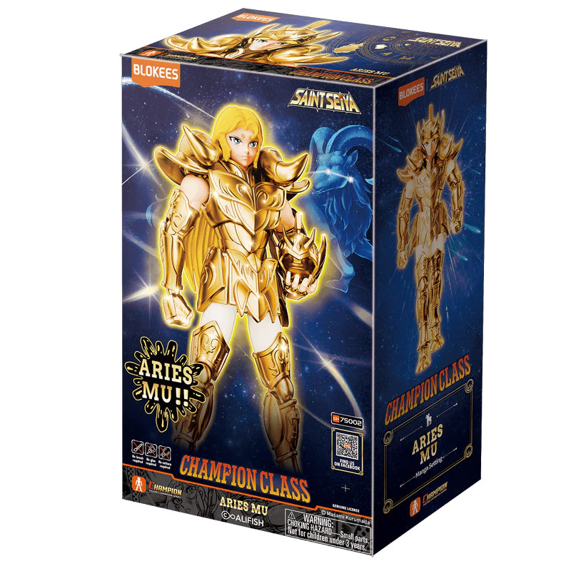 Figurine Saint Seiya Blokees Champion Class Aries Mu Chevalier d Or du Bélier