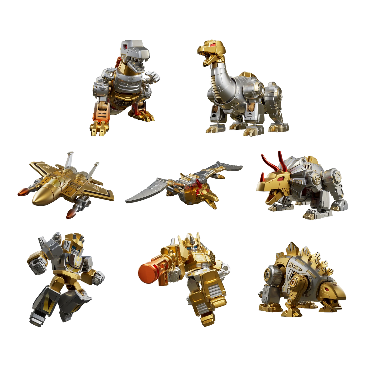 Coffret Transformers Blokees Dinobots édition 2026 dorée