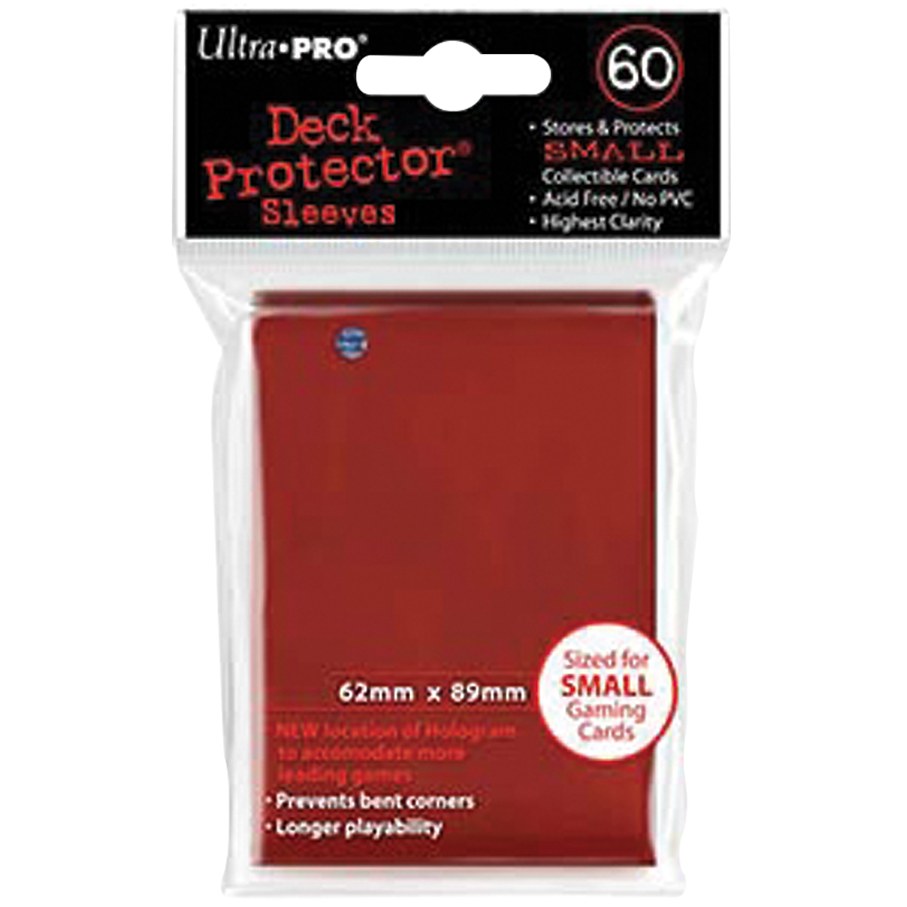 Protèges-cartes Ultra PRO Rouge 60 sleeves format japonais small