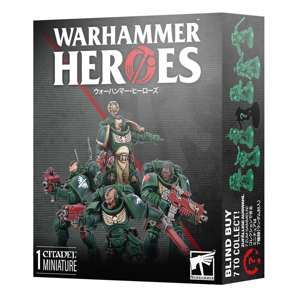 Warhammer Heroes Dark Angels figurine miniature blind box à collectionner