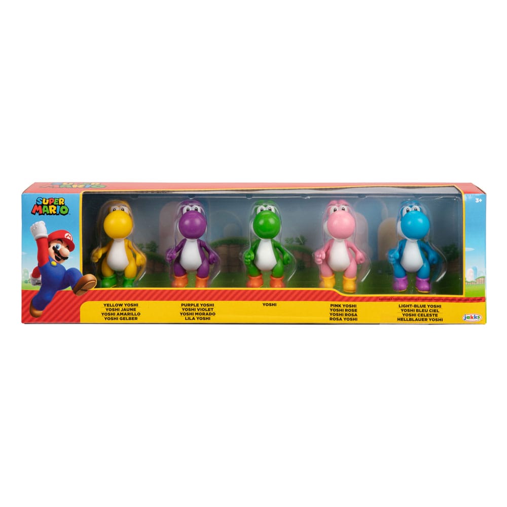 Super Mario - World of Nintendo assortiment figurines Yoshi Wave 2