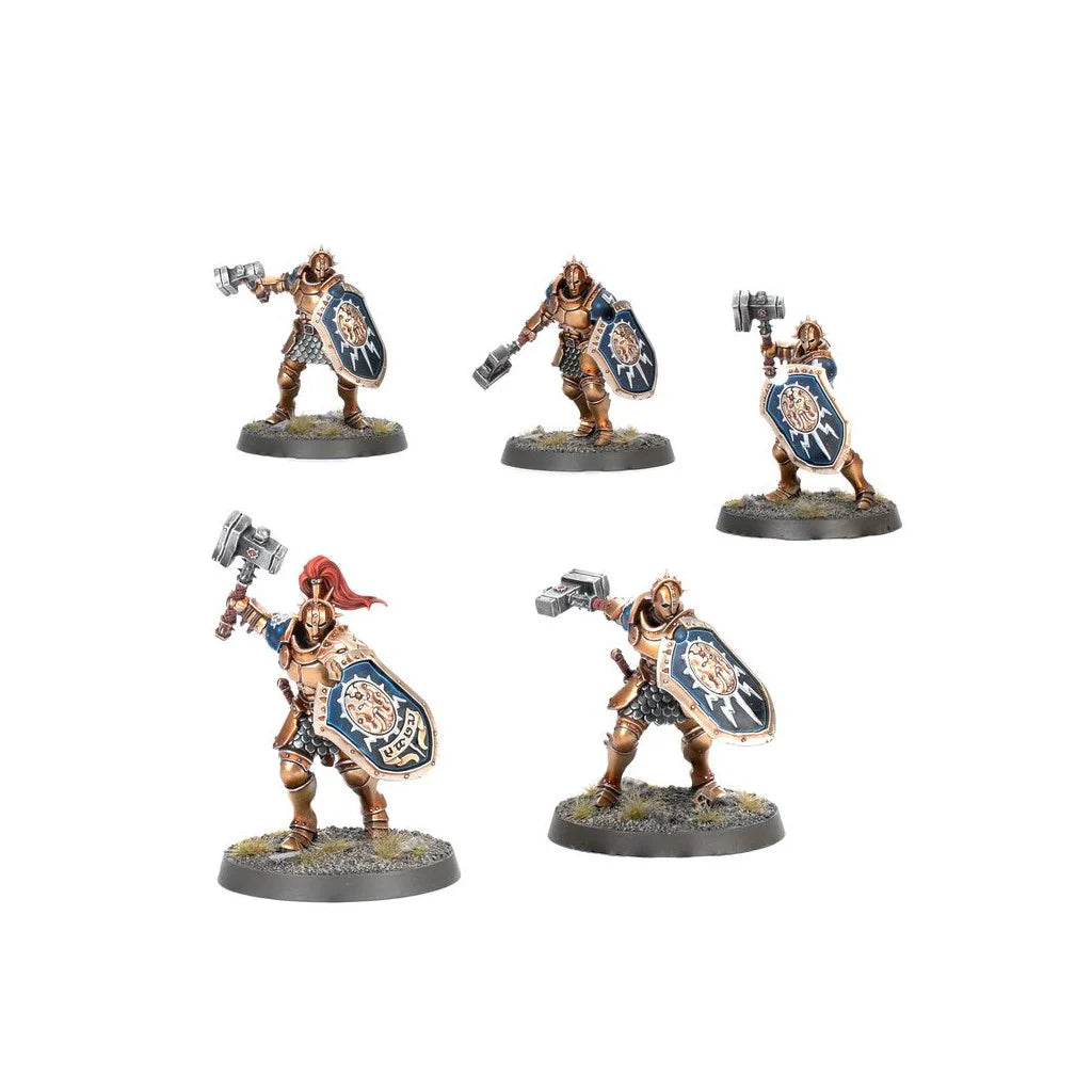 Boîte Warhammer Age of Sigmar Set de Découverte avec figurines Stormcast Eternals et Skavens, peintures et accessoires