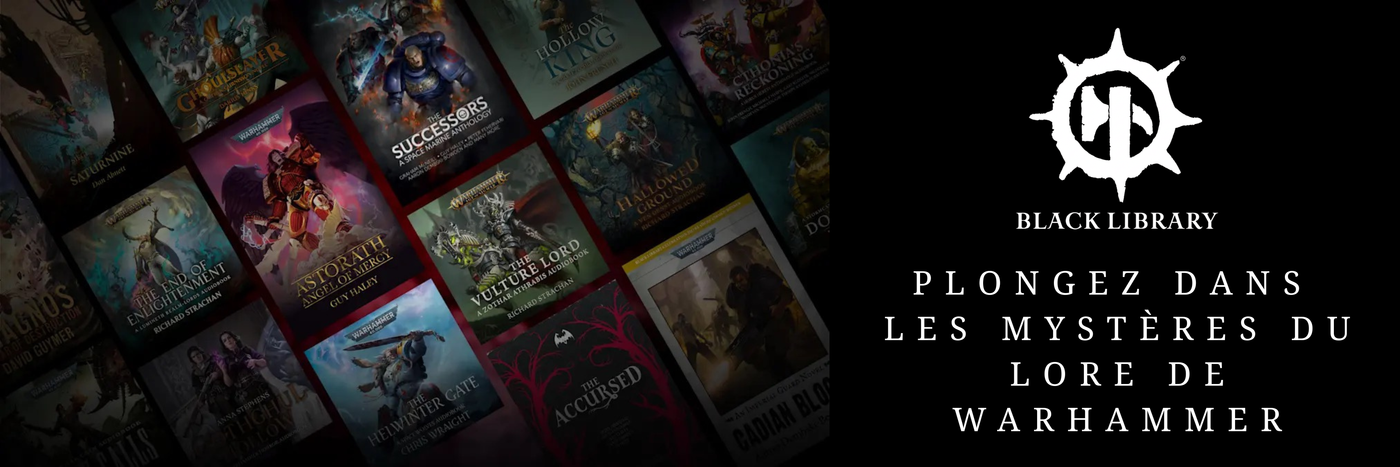 Bandeau Warhammer de la Black Library