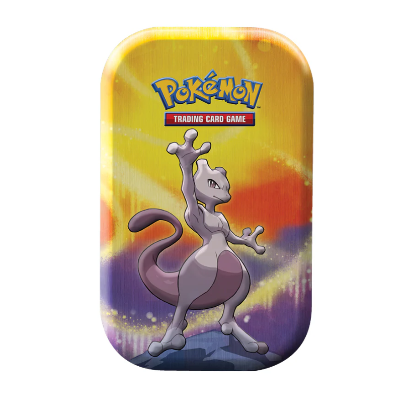 Mini Tin Pokémon Pouvoir de Kanto – coffret métal avec 2 boosters et carte artistique