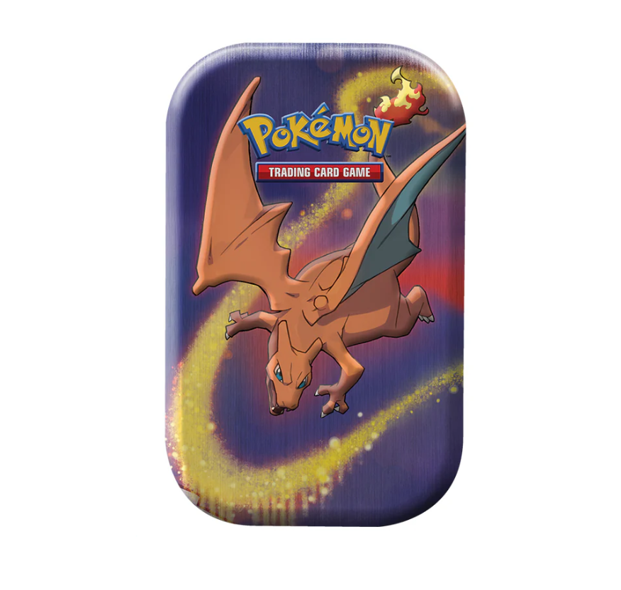 Mini Tin Pokémon Pouvoir de Kanto – coffret métal avec 2 boosters et carte artistique