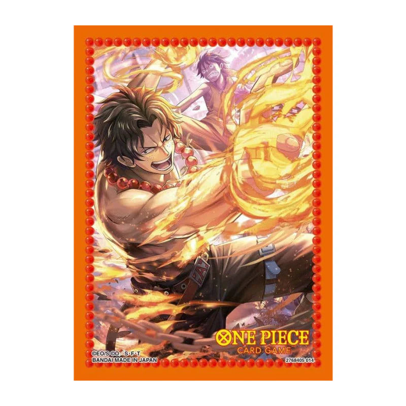 Protège-cartes officiels One Piece – Portgas D. Ace – Lot de 70 sleeves