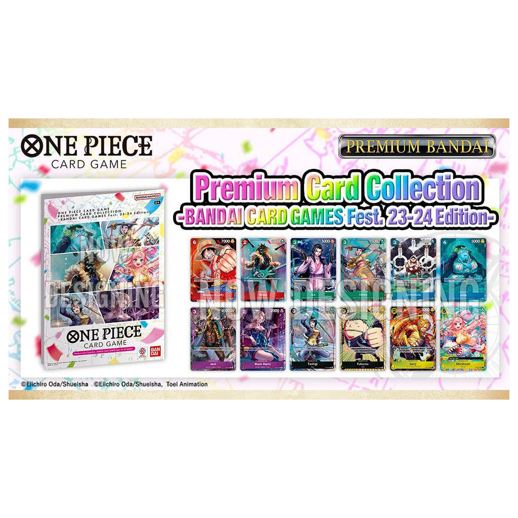 One Piece Card Game Premium Card Collection Bandai Card Games Fest. 23-24 Edition avec 12 cartes exclusives illustrées