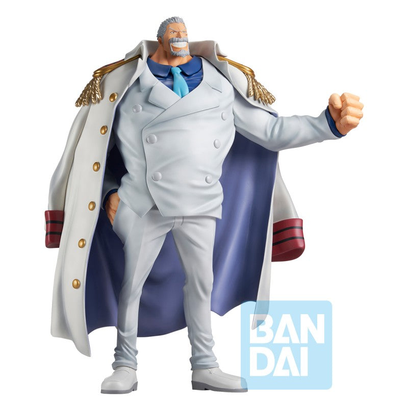 Figurine One Piece Ichibansho Monkey D. Garp Legendary Hero Bandai officielle.