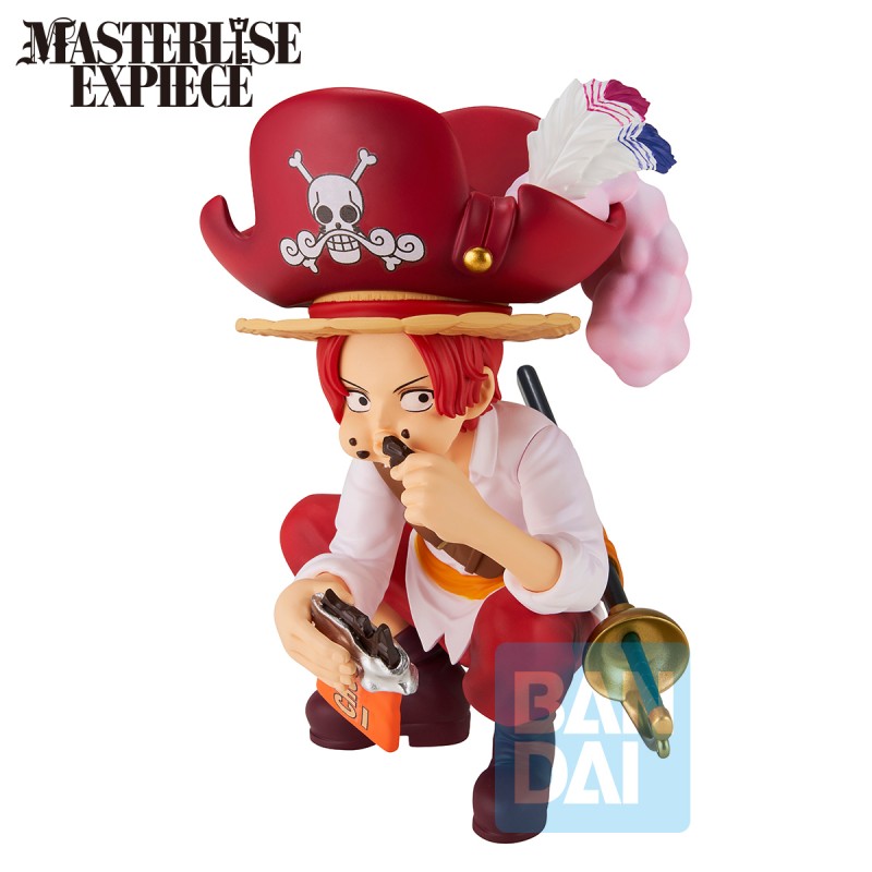 Figurine One Piece Ichibansho Shanks jeune Roger Pirates – Bandai officielle.