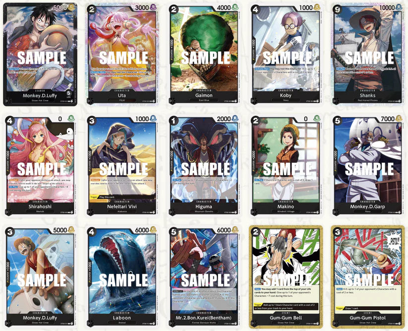 Starter Deck One Piece TCG ST-08 Monkey D. Luffy — deck de 50 cartes en anglais avec cartes DON!!