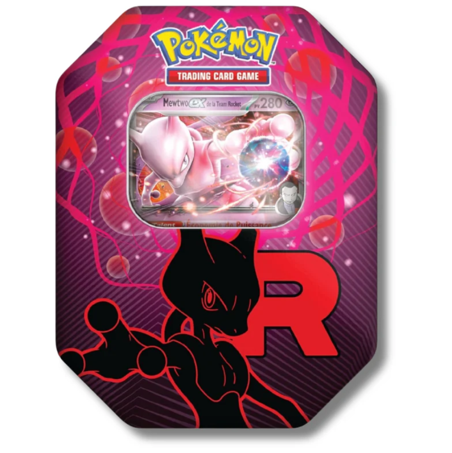 Pokébox Pokémon Team Rocket avec Mewtwo-ex et 4 boosters du JCC Pokémon