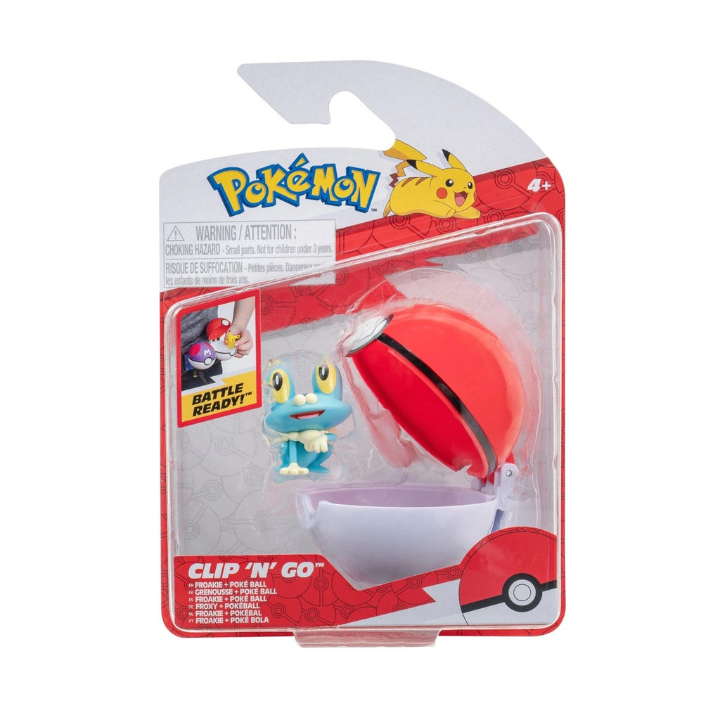 Pokémon Clip'n'Go Grenousse avec PokéBall
