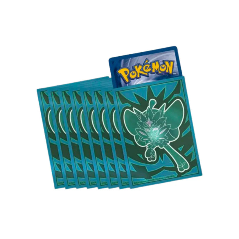 Protège-cartes Pokémon Ogerpon – 65 sleeves officielles vert émeraude