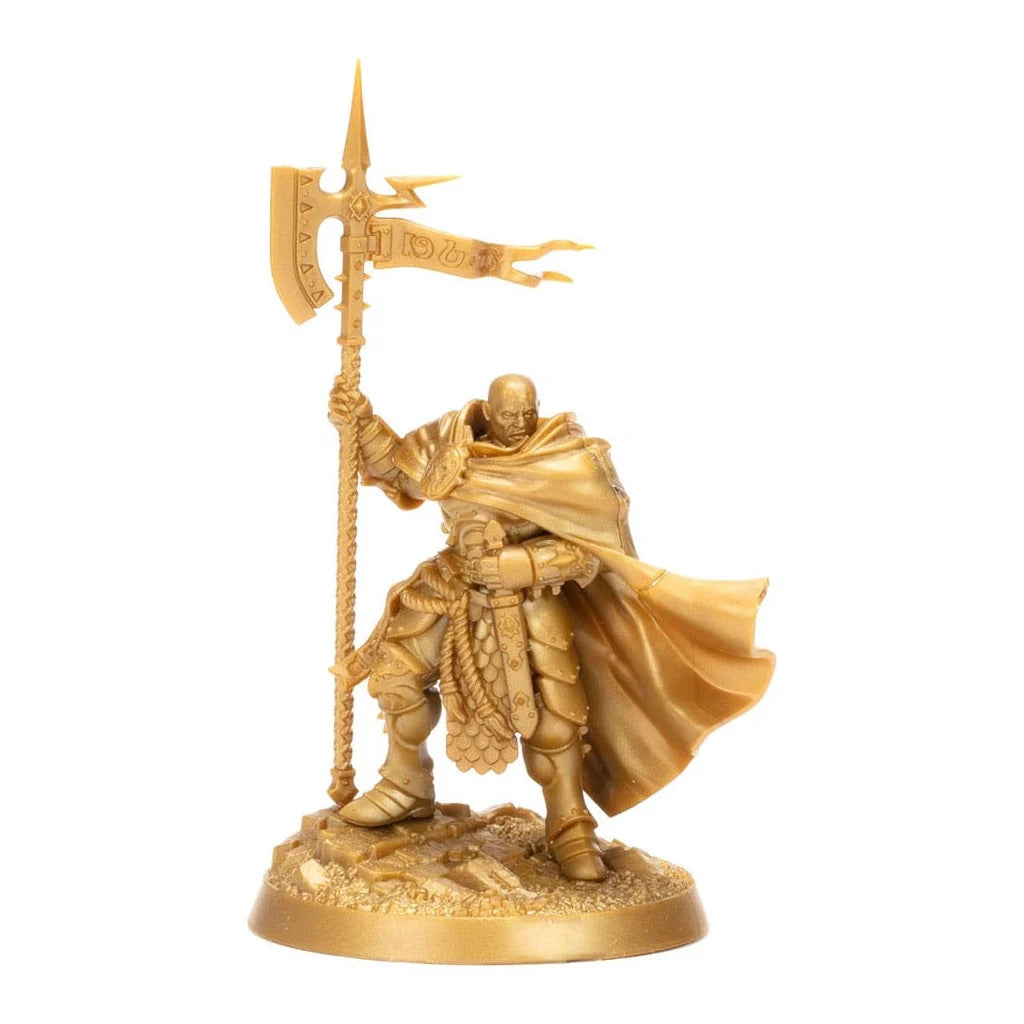 Boîte Warhammer Heroes avec une figurine aléatoire de Stormcast Eternals en plastique Citadel, à collectionner et à peindre.