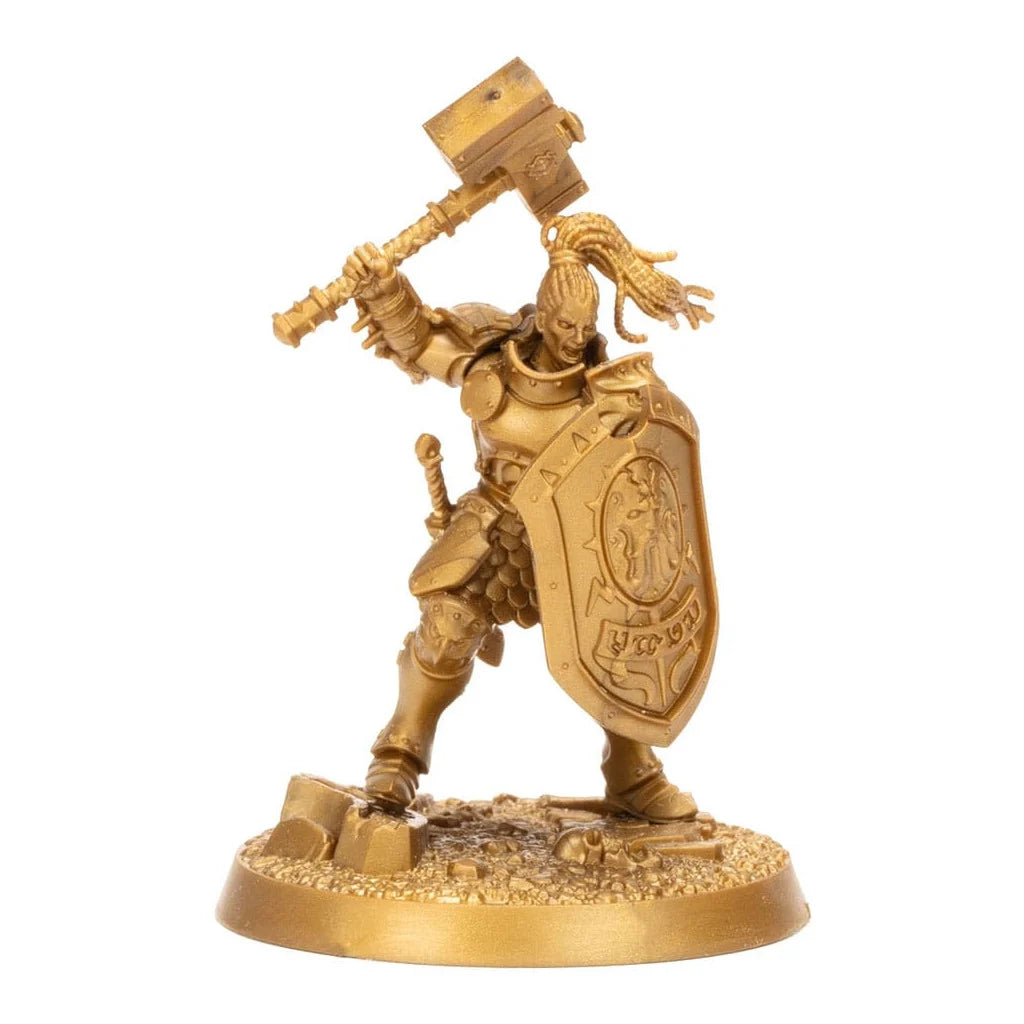 Boîte Warhammer Heroes avec une figurine aléatoire de Stormcast Eternals en plastique Citadel, à collectionner et à peindre.