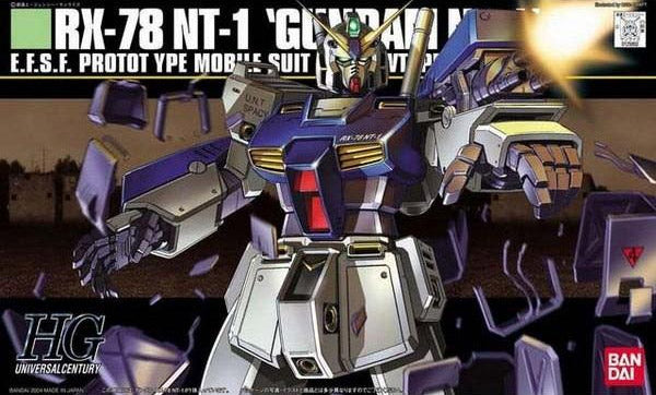 Gundam Gunpla HG 1/144 047 Gundam NT-1