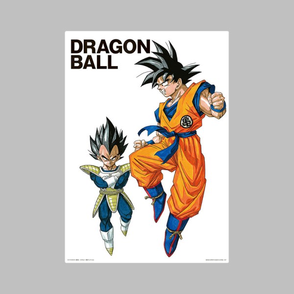 Dragon Ball Bandai Ichiban Kuji Ex Decisive Battle Illustration A3 GOKU 1 VEGETA