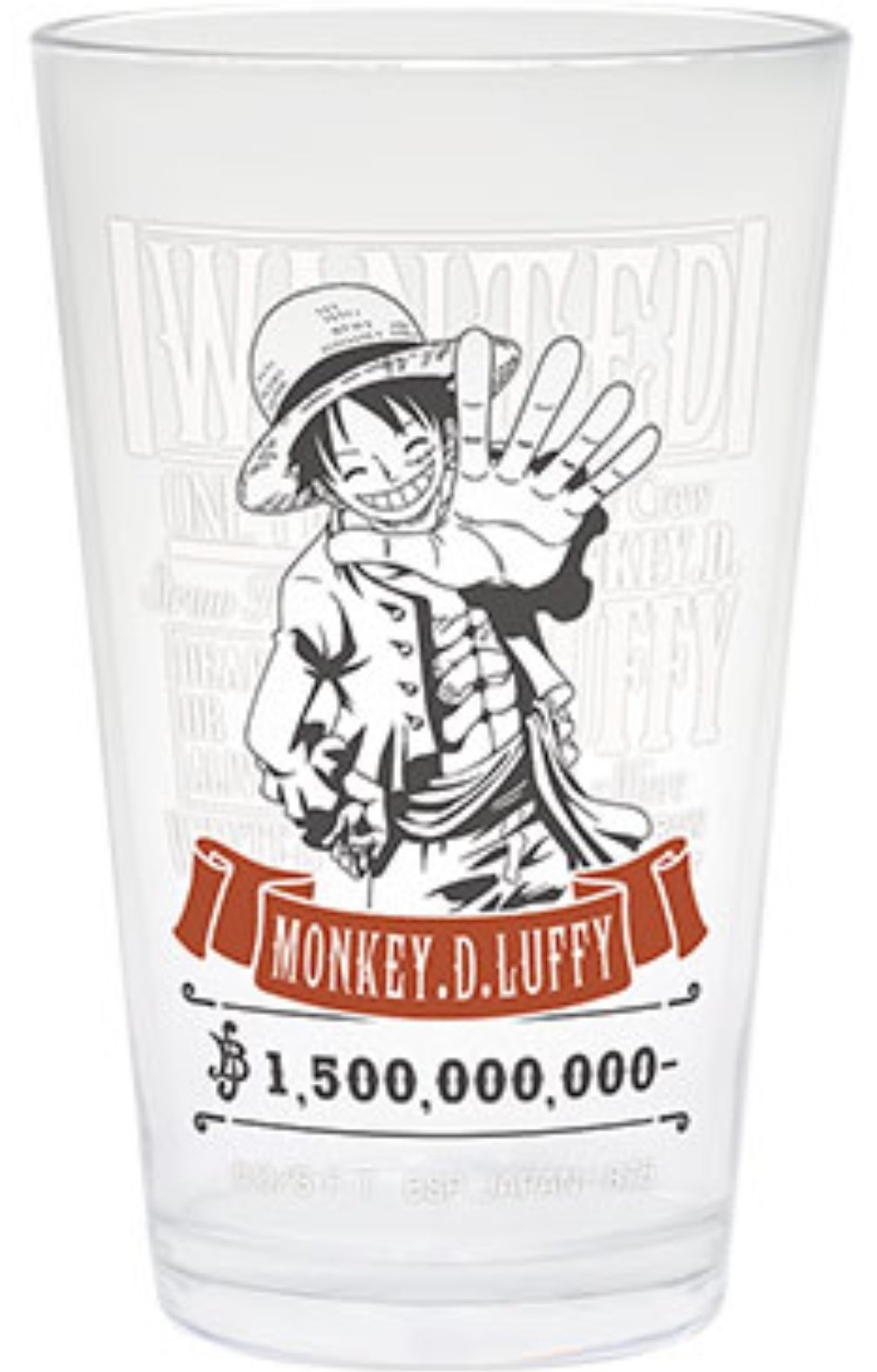 ONE PIECE Best Of Omnibus Verre Tranparent - Monkey D. Luffy