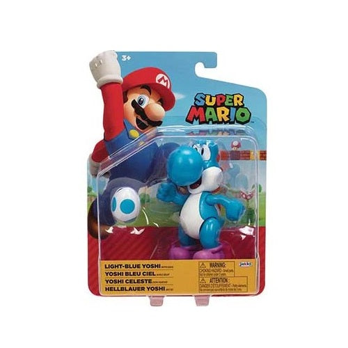 Figurine Jouet Super Mario - Yoshi Bleu Ciel Jakks Pacific