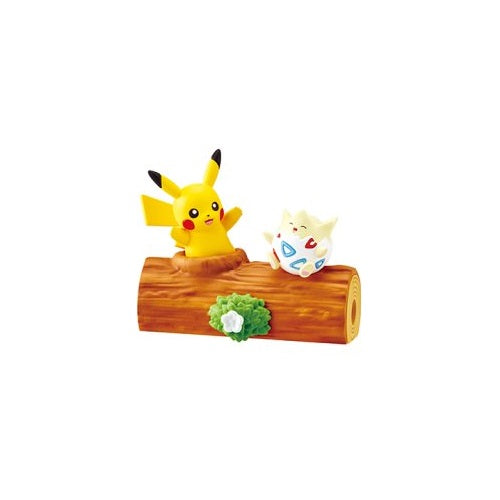 Pikachu & Togepi - POKEMON CONNECT! GOOD FRIENDS TREE 2 CAREFREE AFTERNOON - Re-Ment