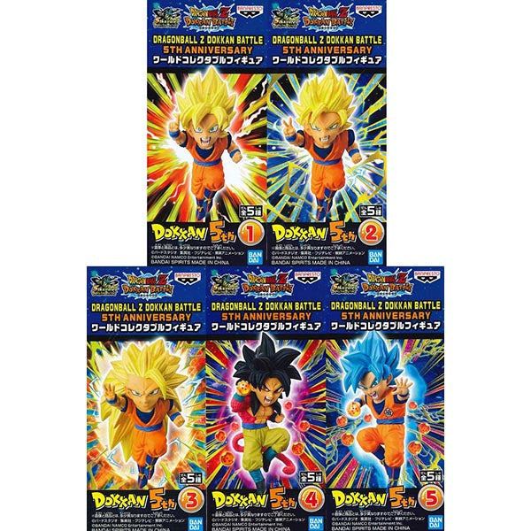WCF Dragon Ball Z Dokkan Battle 5th Anniversary - Série Complète