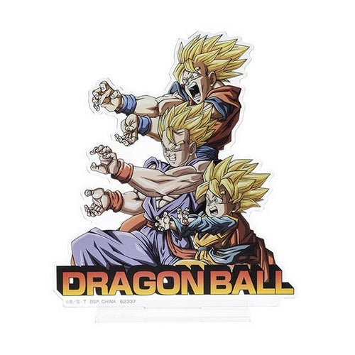 Acrylic Stand Goku, Gohan et Goten - Ichiban Kuji Dragon Ball History of the Film - Lot G