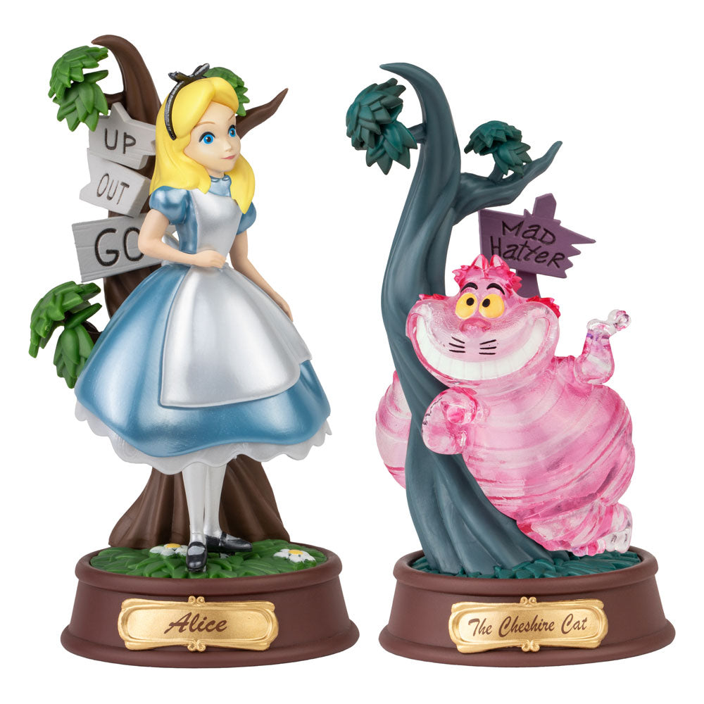 Alice au pays des merveilles pack 2 statuettes Mini Diorama Stage Candy Color Special Edition