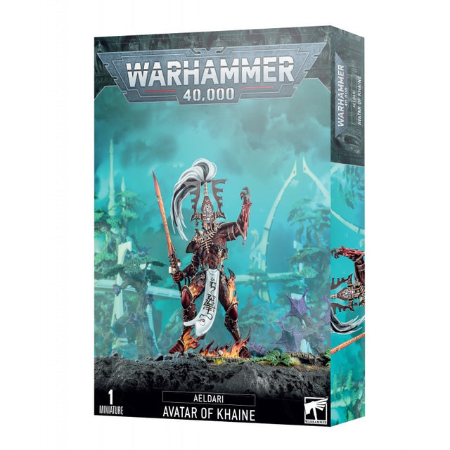 Avatar de Khaine Aeldari Warhammer 40,000 figurine dieu de la guerre