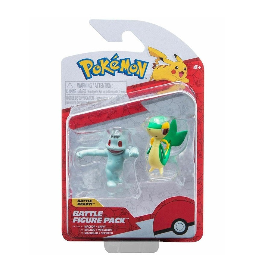 Pokémon Battle Figure Pack - Machoc et Vipélierre