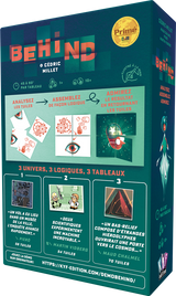 Behind jeu puzzle narratif coopératif boîte officielle Kif Edition