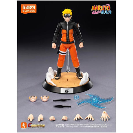 Figurine Naruto Uzumaki Blokees Classic Class 02 Naruto Shippuden à assembler avec accessoires