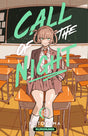 manga Call of the Night Tome 18 de Kotoyama, avec un personnage en uniforme assis dans une salle de classe vide et un grand titre vert.
