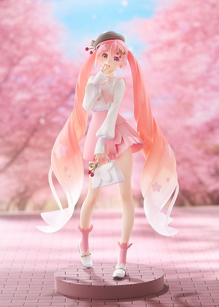 Figurine Sakura Miku Hanami Outfit Ver 23 cm Pop Up Parade Hatsune Miku version rose printanière