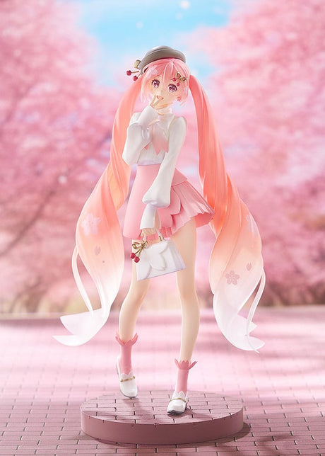 Figurine Sakura Miku Hanami Outfit Ver 23 cm Pop Up Parade Hatsune Miku version rose printanière
