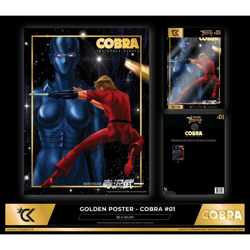Cobra Golden Poster Cobra & Armanoid 40X30cm