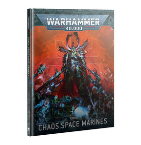 Codex Chaos Space Marines, recueil de règles et d’illustrations sombres pour Warhammer 40,000