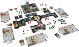 Boîte du jeu de société Cthulhu Death May Die de CMON, représentant une gigantesque créature lovecraftienne sombre aux tentacules et aux nombreux yeux rouges lumineux, avec le logo du jeu au premier plan.