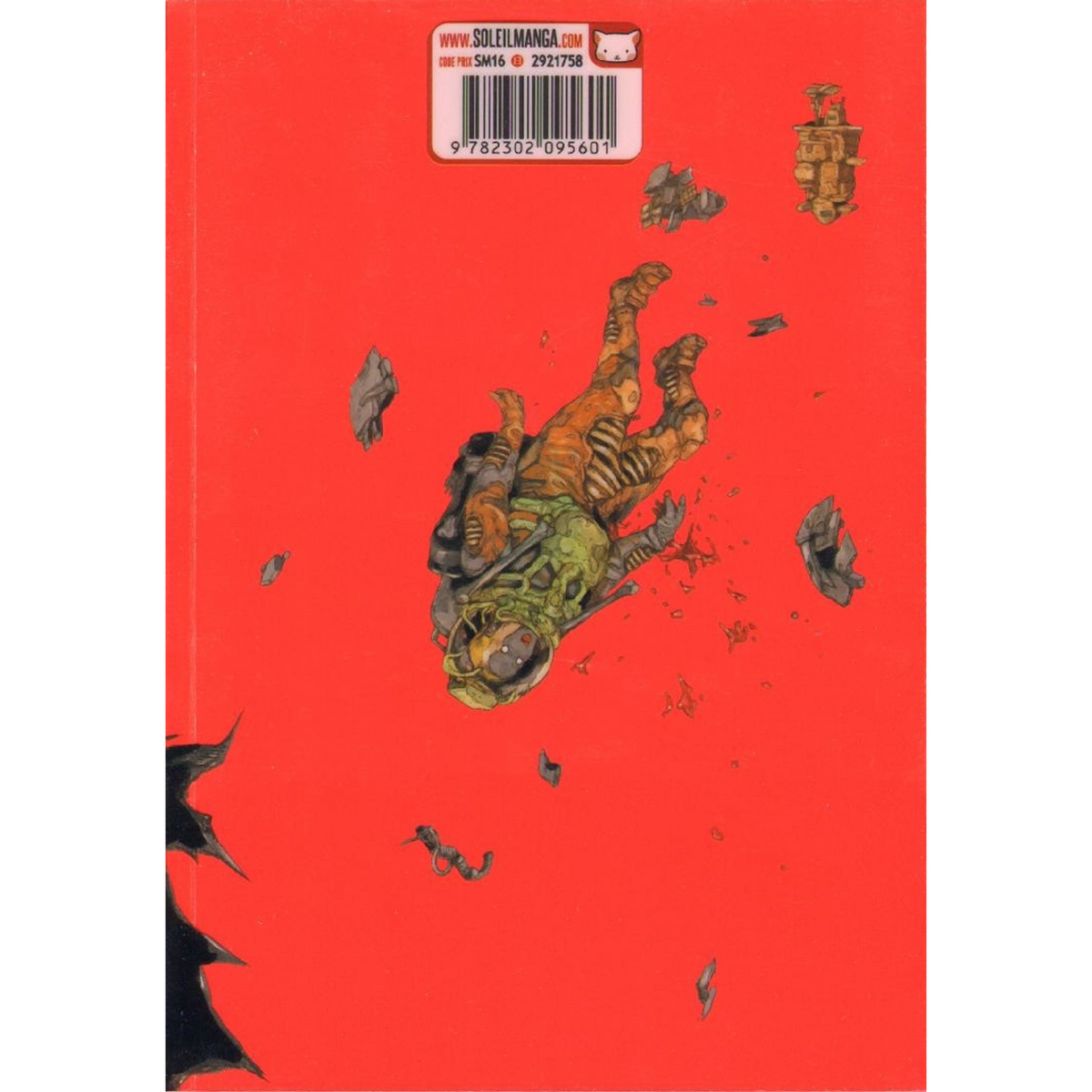 4ème de couverture du tome 1 du manga Dai Dark