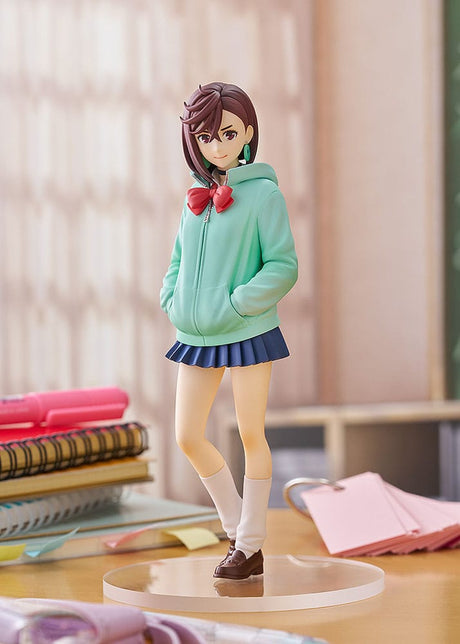 Figurine Momo Ayase 17 cm Dandadan Pop Up Parade en tenue scolaire avec socle