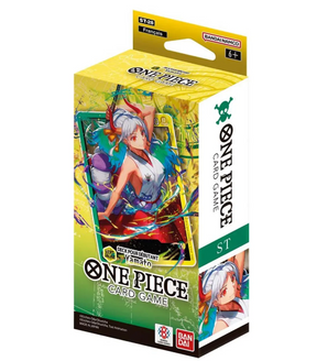 One Piece Card Game Deck Pour Débutant Yamato ST-28 en français, deck vert/jaune prêt à jouer