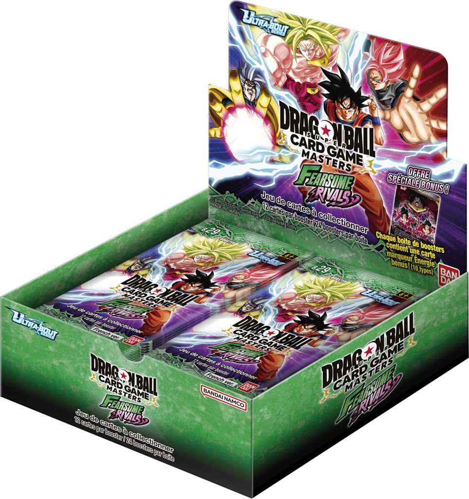 Display Dragon Ball Super Card Game Masters B29 Fearsome Rivals 24 boosters version française